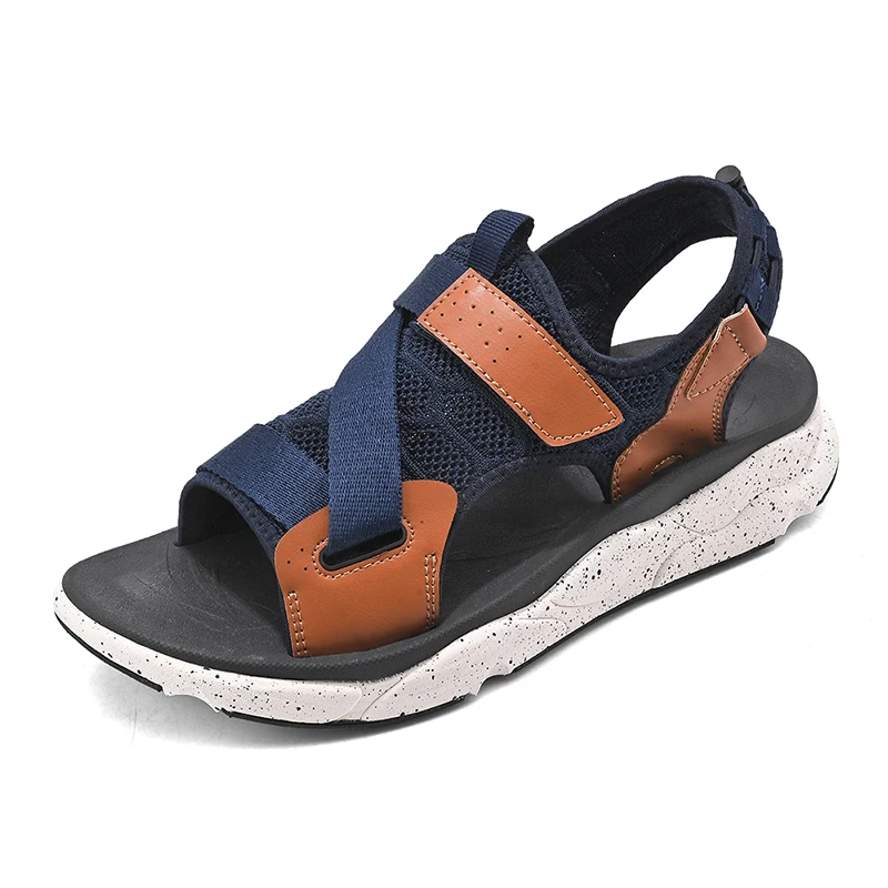 Men's Casual Sports Sandals Outdoor Hiking Sandals Comfortable Non-Slip Beach&Trekking Sandals Plus Size Adjustable