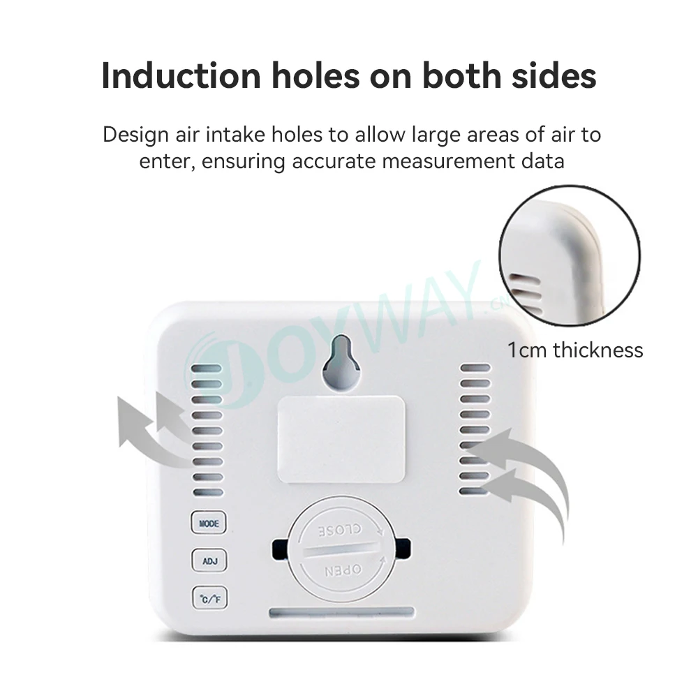 3 Buah Termometer Kelembaban Digital Bertenaga Baterai untuk Dinding Dalam Ruangan, Pengukur Suhu Ruangan untuk Rumah