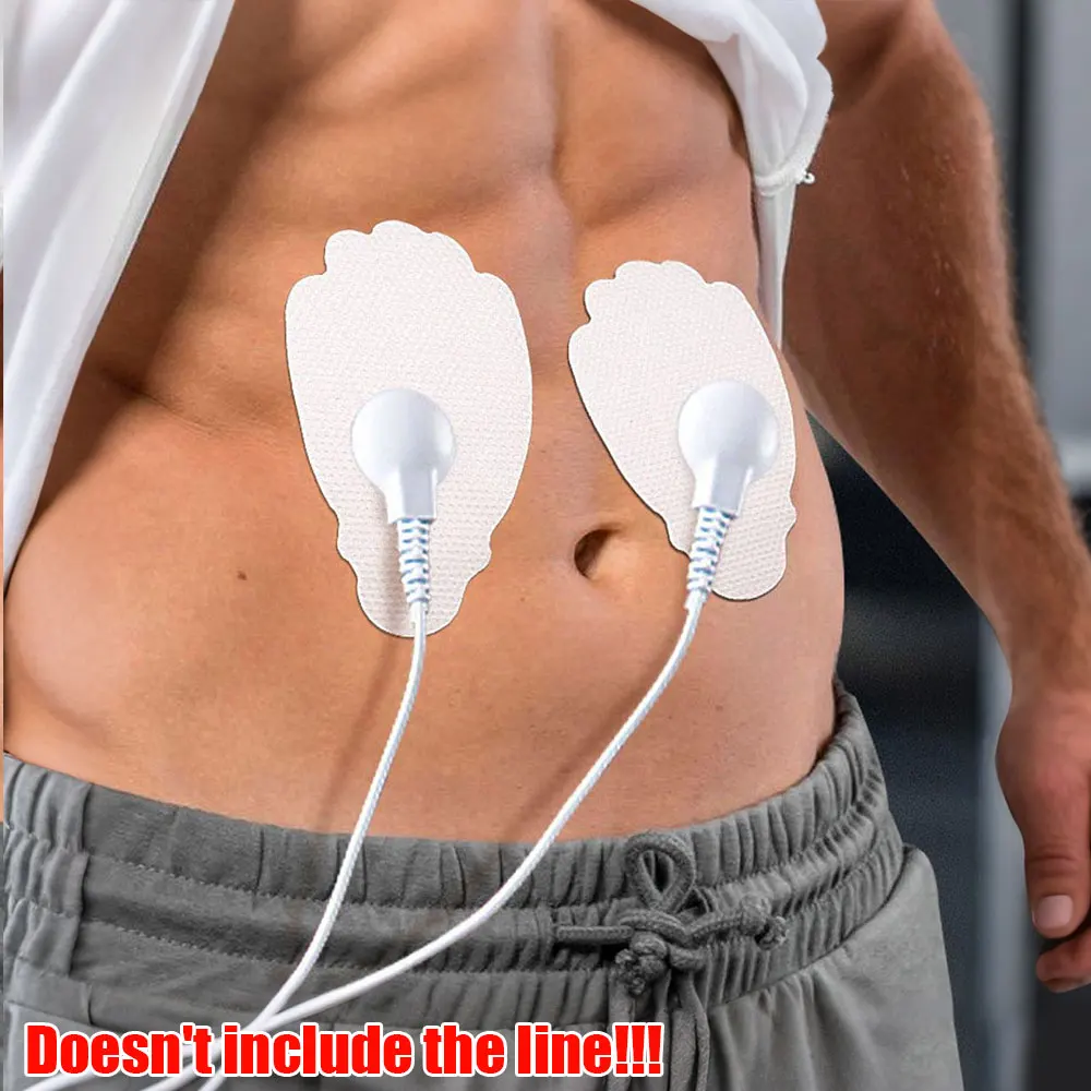 10-100 قطعة منصات القطب الرقمية لعشرات الأقطاب الكهربائية الوخز بالإبر آلة العلاج الرقمية مدلك Parches عشرات التردد المتوسط