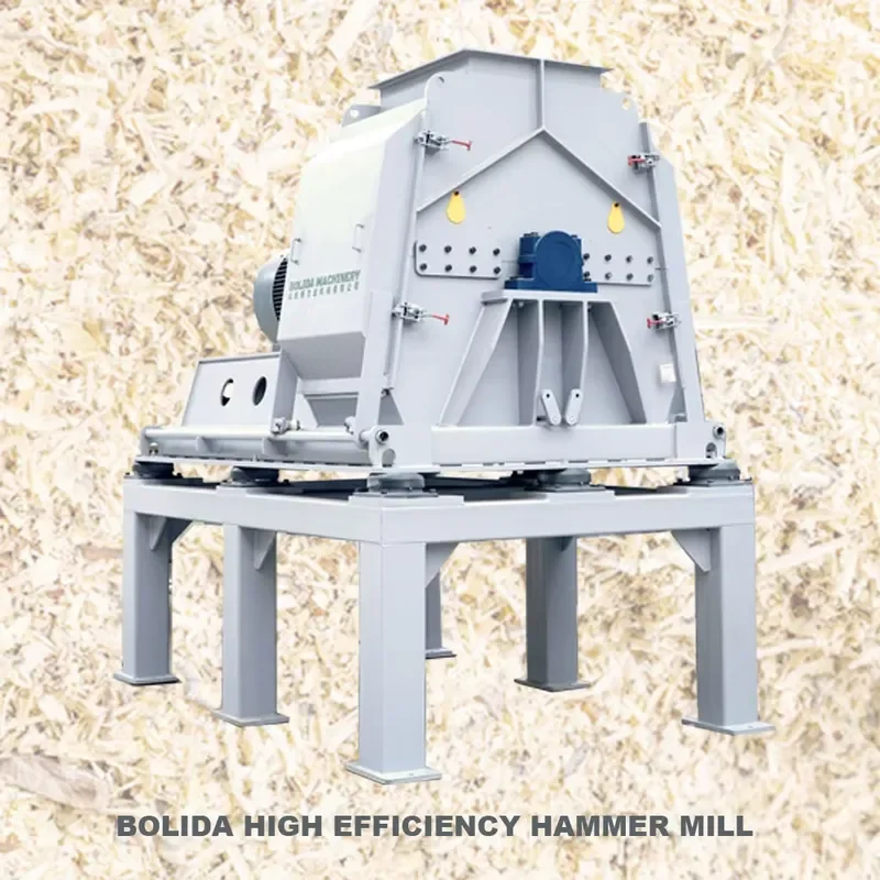 Professional Hammer Mill Tree Branch Grinder for Making Sawdust Coconut Shell Crusher
