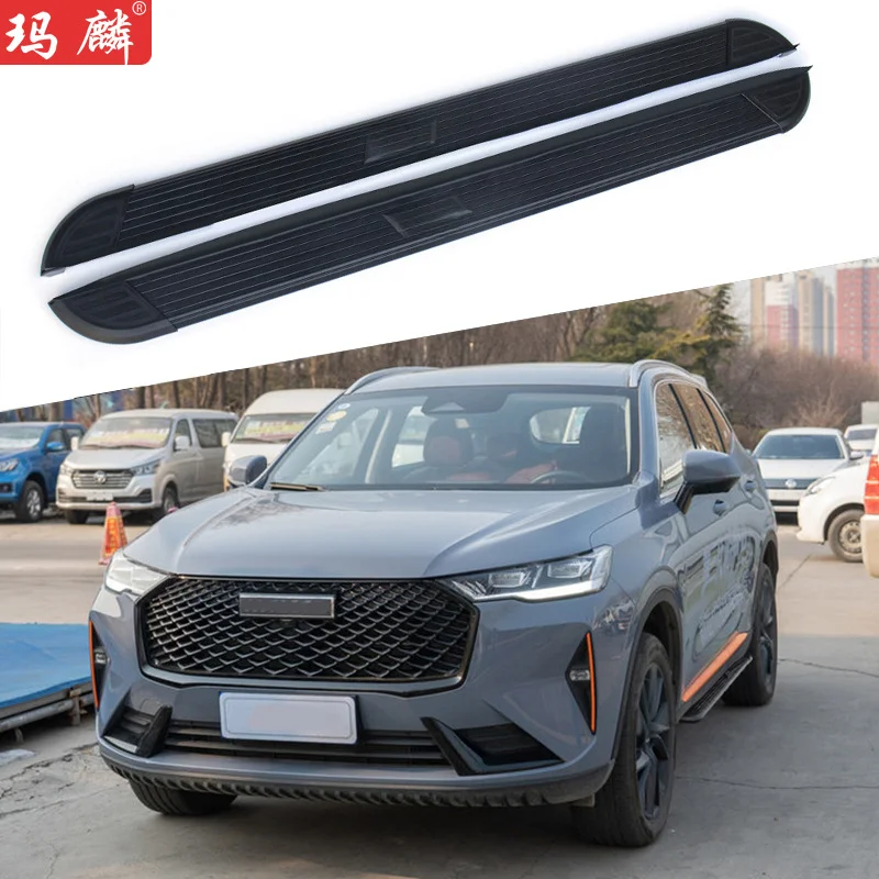 Aluminum Running Board Side Step Pedals For Haval Third Generation H6 2020 Left Right Pair