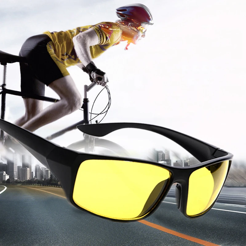 

FOENIXSONG Night Vision Sunglasses for Women De Sol Yellow Gray Driving Cycling Fishing Female Outdoor Sports Sun Glasses Men