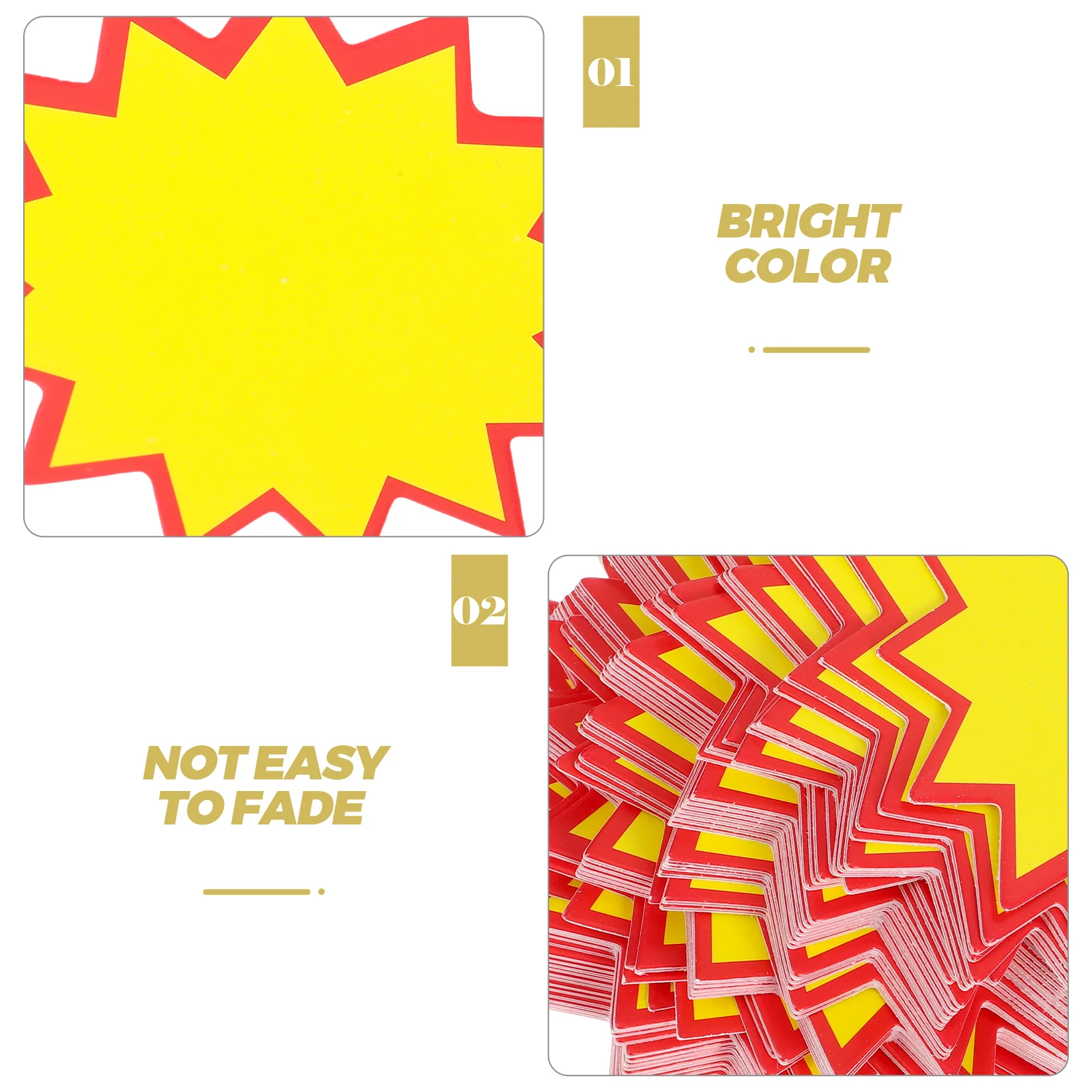 Cartellini dei prezzi del negozio al dettaglio da 100 pezzi Piccoli cartelli al dettaglio Materiale Facile da scrivere Cartellini dei prezzi per applicazioni versatili