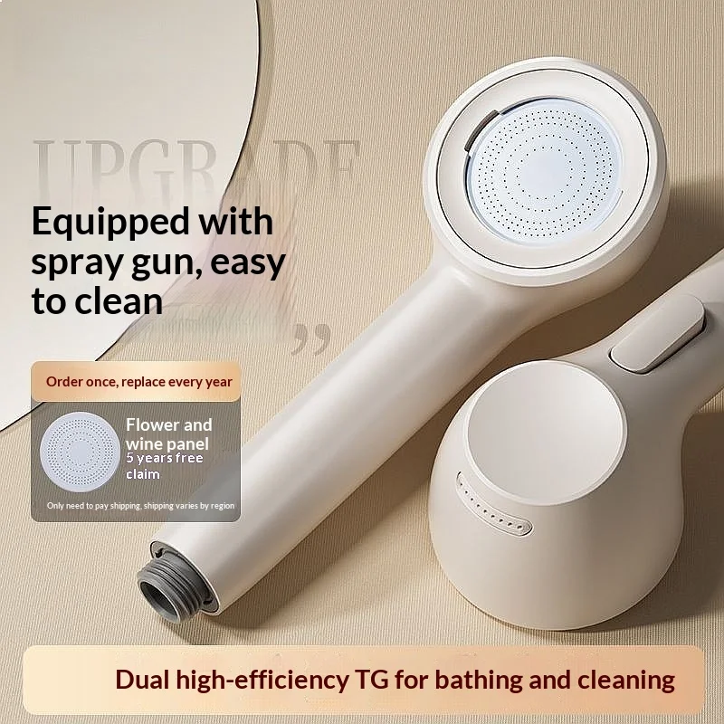 Firgood High Pressure Shower Head, Soft Cloud-Touch Kids Shower, Multifunctional Anti-Clogging