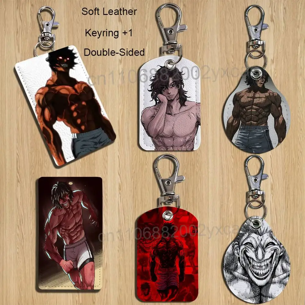 

Ohma Tokita Kengan Ashura Keychain Holder Suitable For Subway Bank Card Bus Card Case Badge Holder Wallet Card Textured pattern