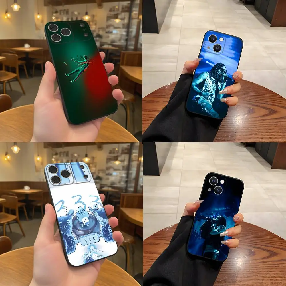 

Singer M-Matue 333 Album Wear-resistant Phone Case For iPhone 17,16,15,14,13,12,11,Pro,Max,Plus Black Soft Cover