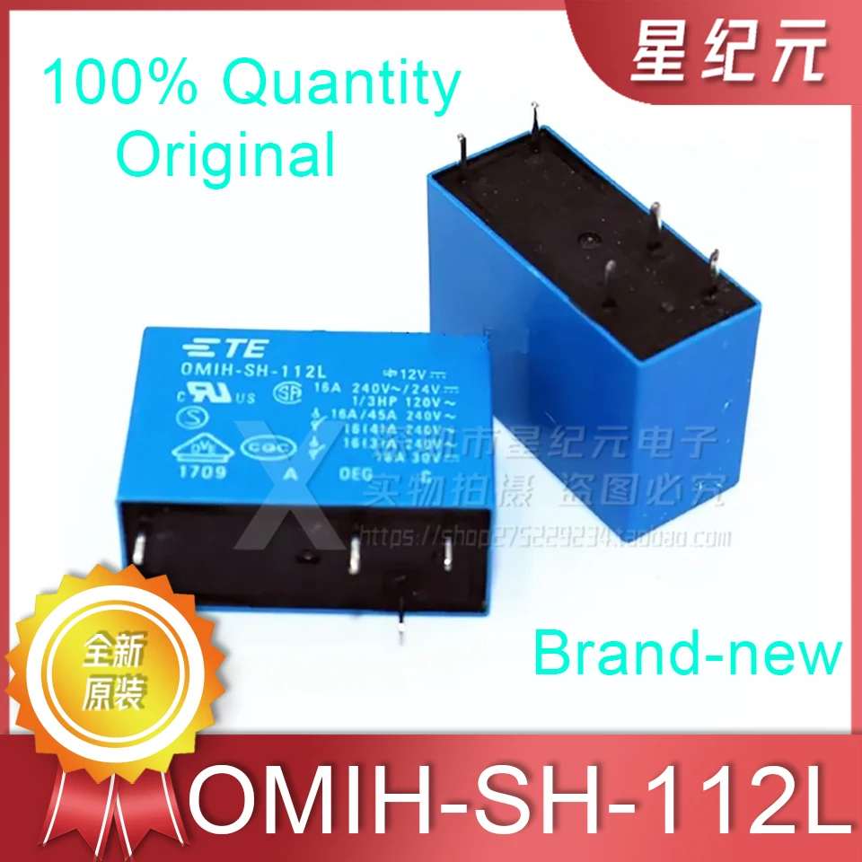 [IN STOCK]1 Piece Brand-new Original TE Relay OMIH-SH SS-105L 112L 124L LM 5 12 24V 16A4/5 Pin