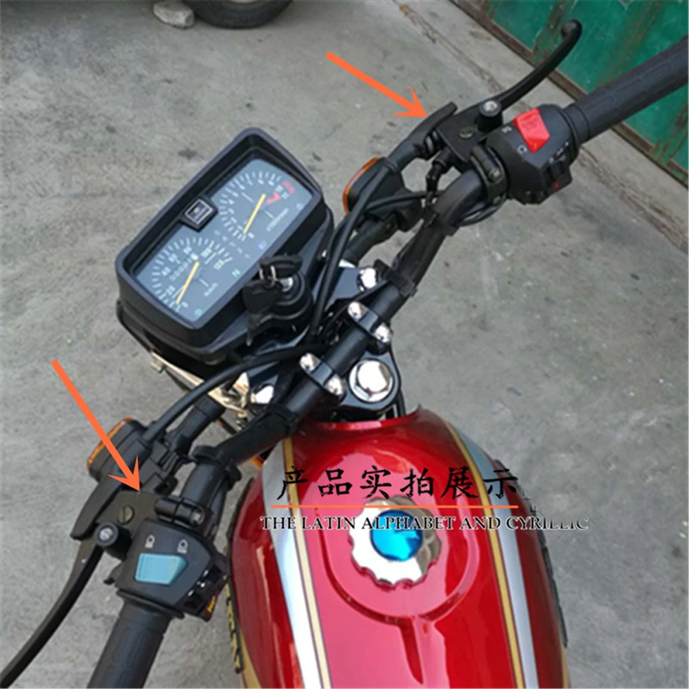 رافعة مقبض الدراجة النارية لهوندا جيالينغ ليفان دايانغ لونسين زونغ شنغ KTM كايو 125-250cc القابض الأيسر والأيمن/ذراع التحكم في الفرامل #6