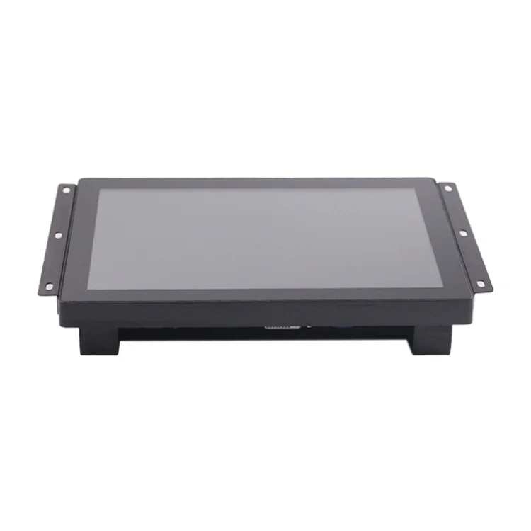 Frameless 10 Inch IPS Industrial LCD Monitor with Touch Screen Vesa Wall Mount Bracket Mounted