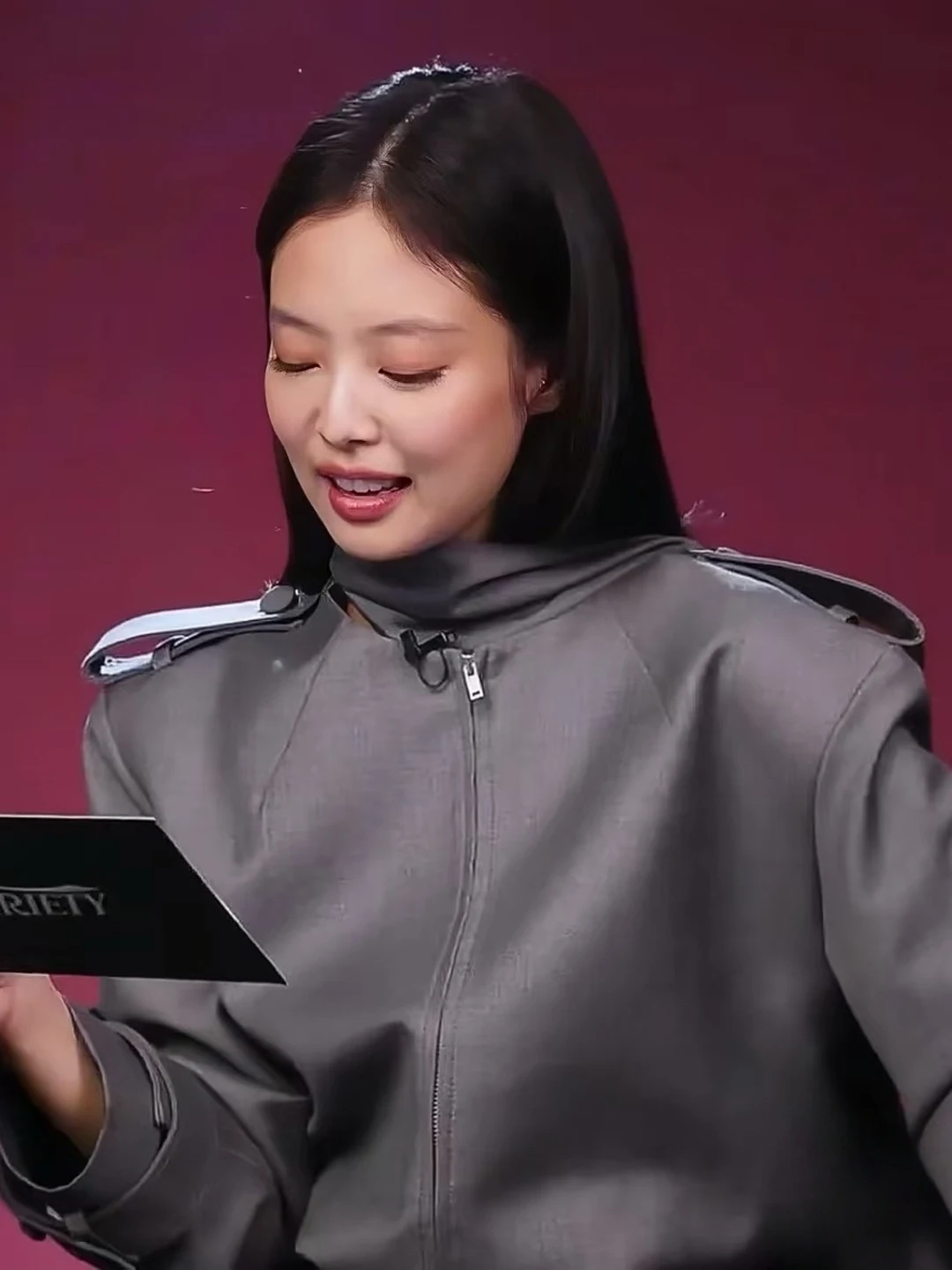 

Jennieaya Muse ey Sa Костюм на молнии Jaet Neutral Sle Oversize Netie Женская мода для поездок на работу из полиэфирного волокна