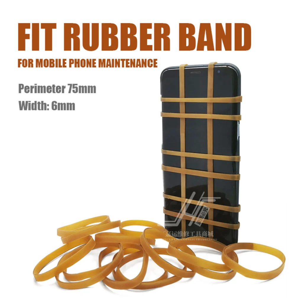 10pcs/lot Elastic Rubber Bands Phone LCD Screen Fastening Repair Tools Rubber Ring No Harm Screen Repair Rope Stretchable Band