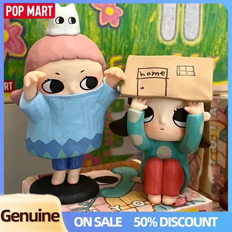 حار Popmart نيوتا رقيق الحياة سلسلة صندوق أعمى لطيف عمل بولي كلوريد الفينيل نموذج لجسم اللعب صندوق غامض سطح المكتب حلية هدية عيد ميلاد