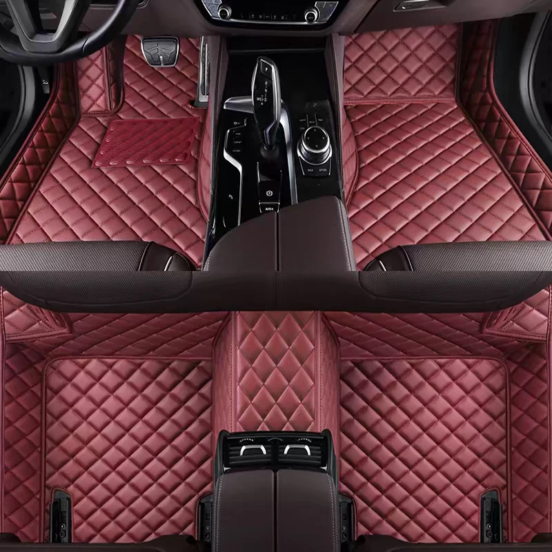 

Durable Custom Leather Colorful Car Floor Mat for Ford EcoSport 2012-2018-2022 Auto Carpet Accessories Syling Interior Parts