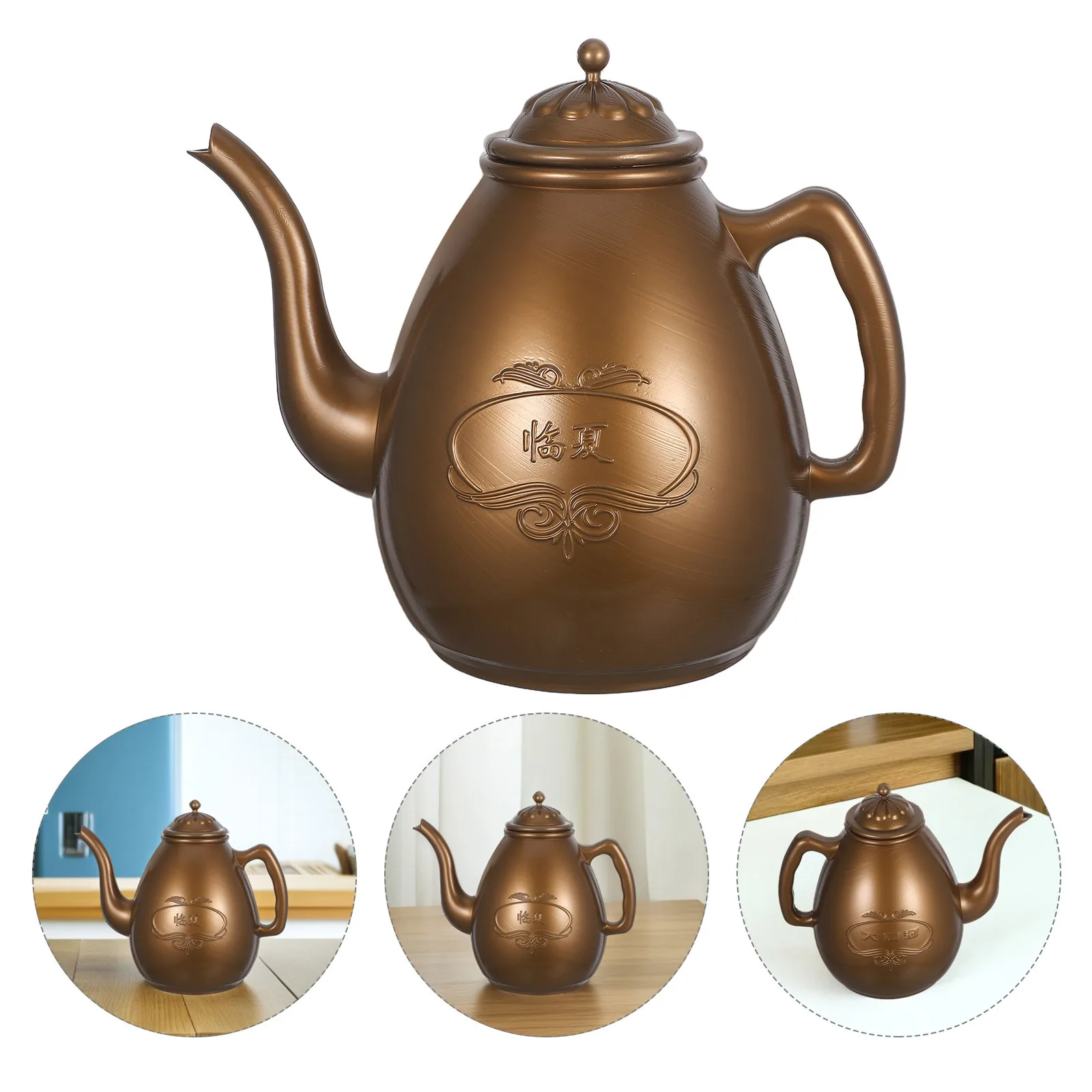 

Unique Design Reusable Plastic Tea Pot Long Handle Comfortable Hold Material Heat Resistance Fine Workmanship Texture