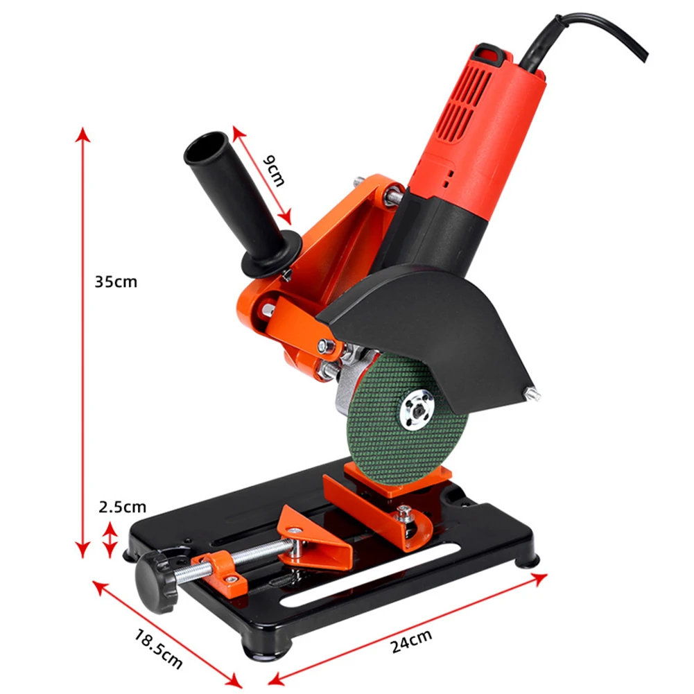 Orange Angle Grinder Stand Angle Grinder Stand Stable Support Stand Robust Swivel Joint Versatile Material Compatibility