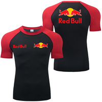 2025 New Formula One Men's Summer Outdoor Sports Style T-shirt Racing Suit Team Short Sleeve Red Bull Short Sleeve T-shirt