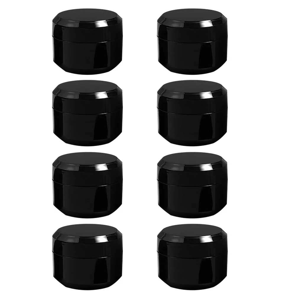 

8Pcs Empty Face Cream Containers Leak-Proof Storage Jars Flat Bottom Travel Sub Packing Bottles Face Cream Container