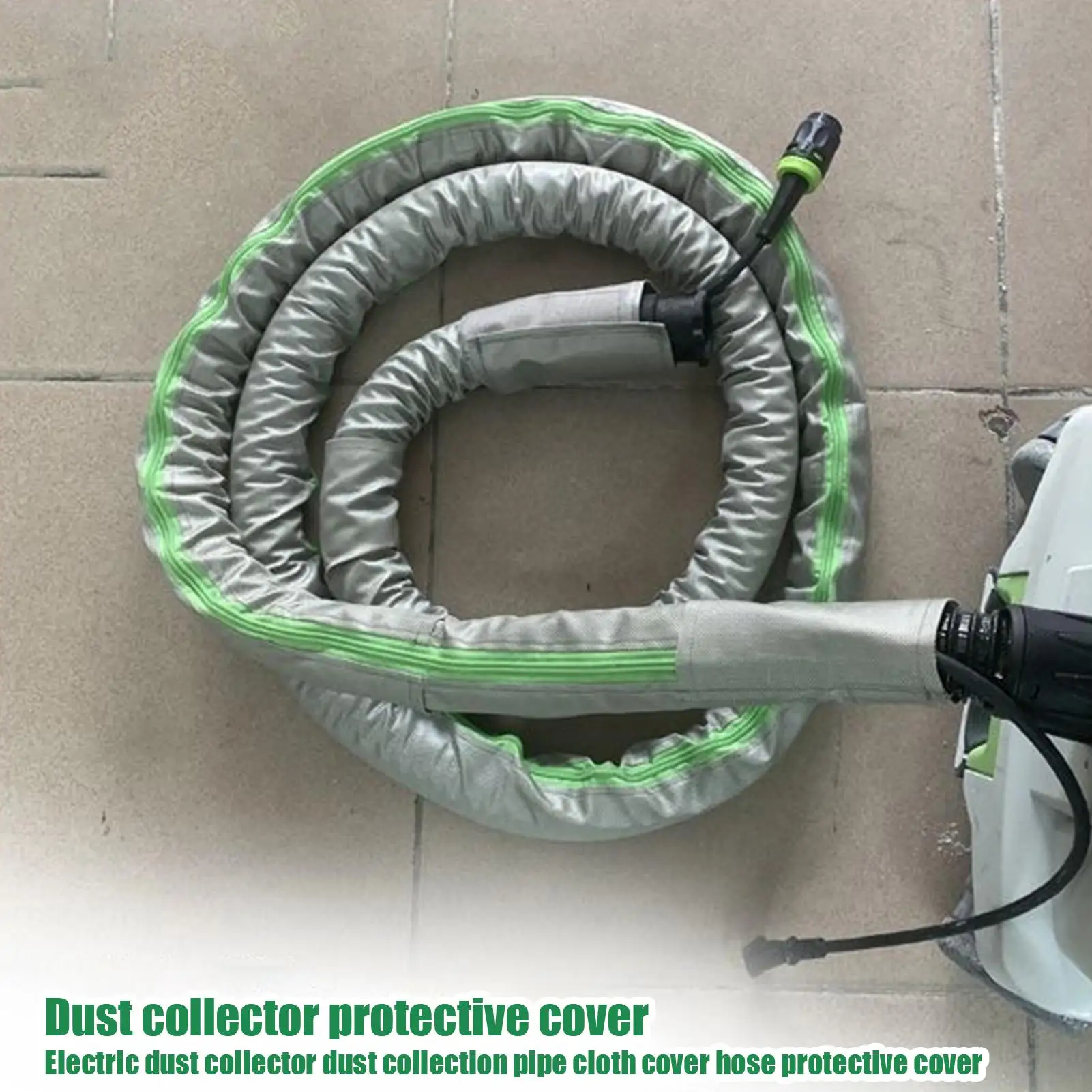 3.5m Protective Cover Suitable Vacuum Tube Protective Cover Dust Collection Tube Hose To Prevent Wear Thickened