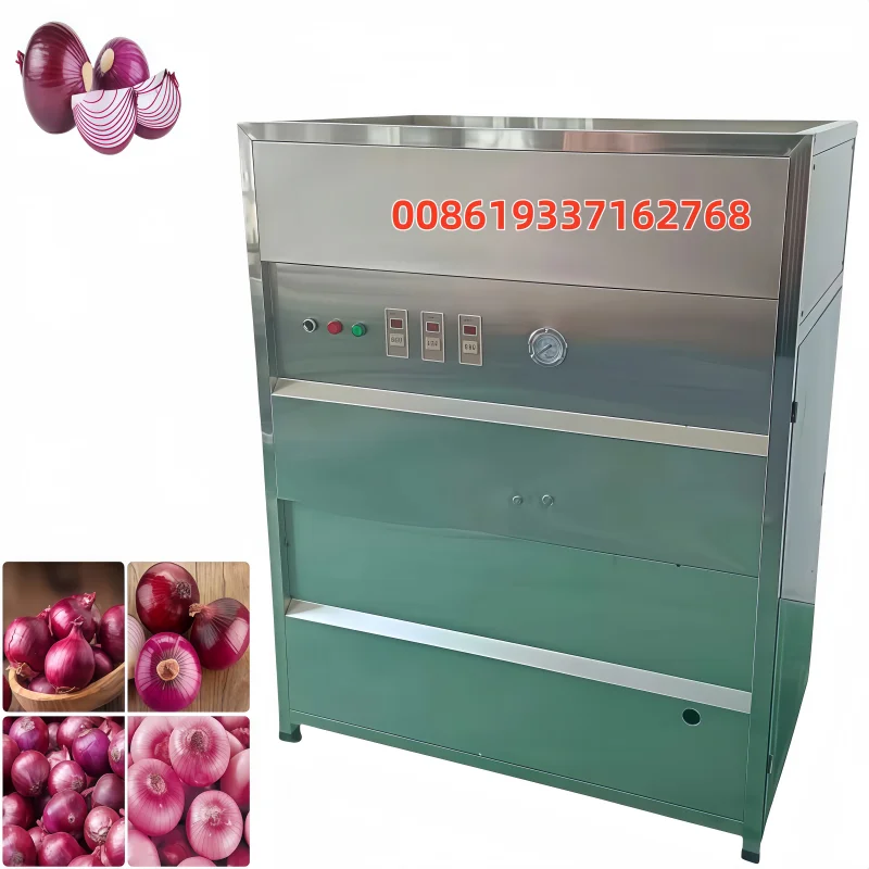 

Onion Peeling Machine 200-300Kg Per Hour Skin Peeler Onion Dry Peeling Peeler Machinery