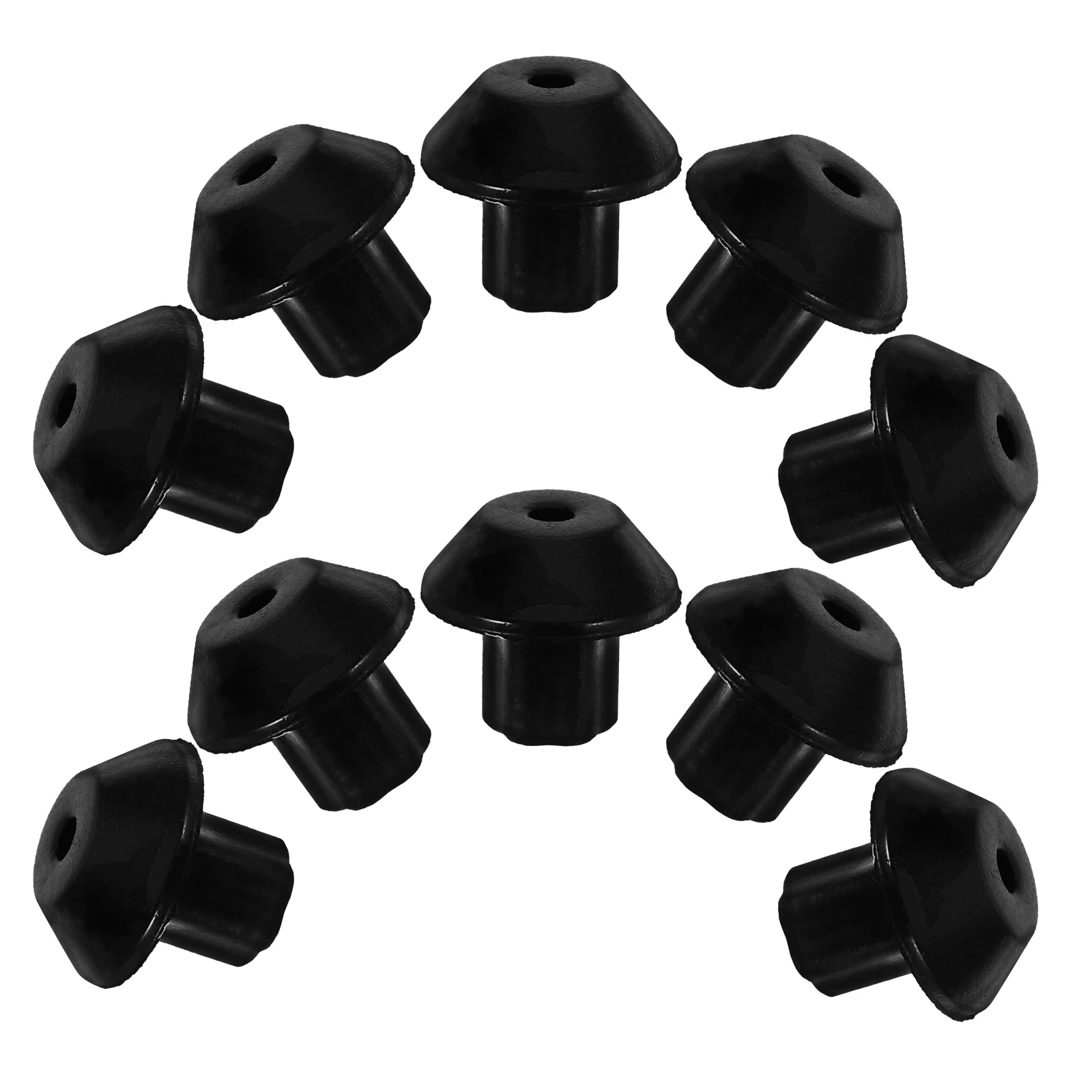 

16pcs Black Non Slip Gas Stove Feet Replacement Rubber Pads Durable Kitchen Range Support Foot Pad for Grate Burner Accessories