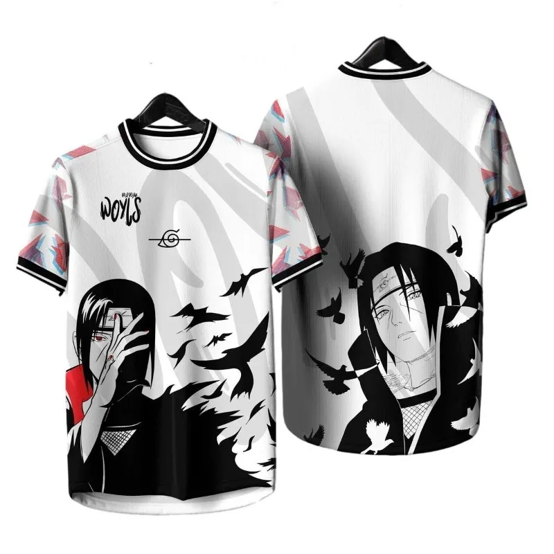 

2025 Summer New One Piece Zoro Luffy Men Football Jersey Short Sleeve Women T-shirt Cartoon Japan Anime Children Clothe Tee Tops