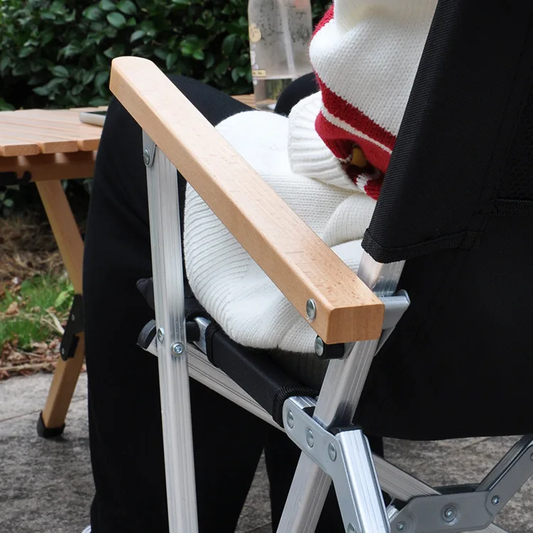 Camping Chair Lightweight Aluminum Foldable  Compact Travel Seat Outdoor Chair with Aluminum Handle for Hiking Picnic School view 5