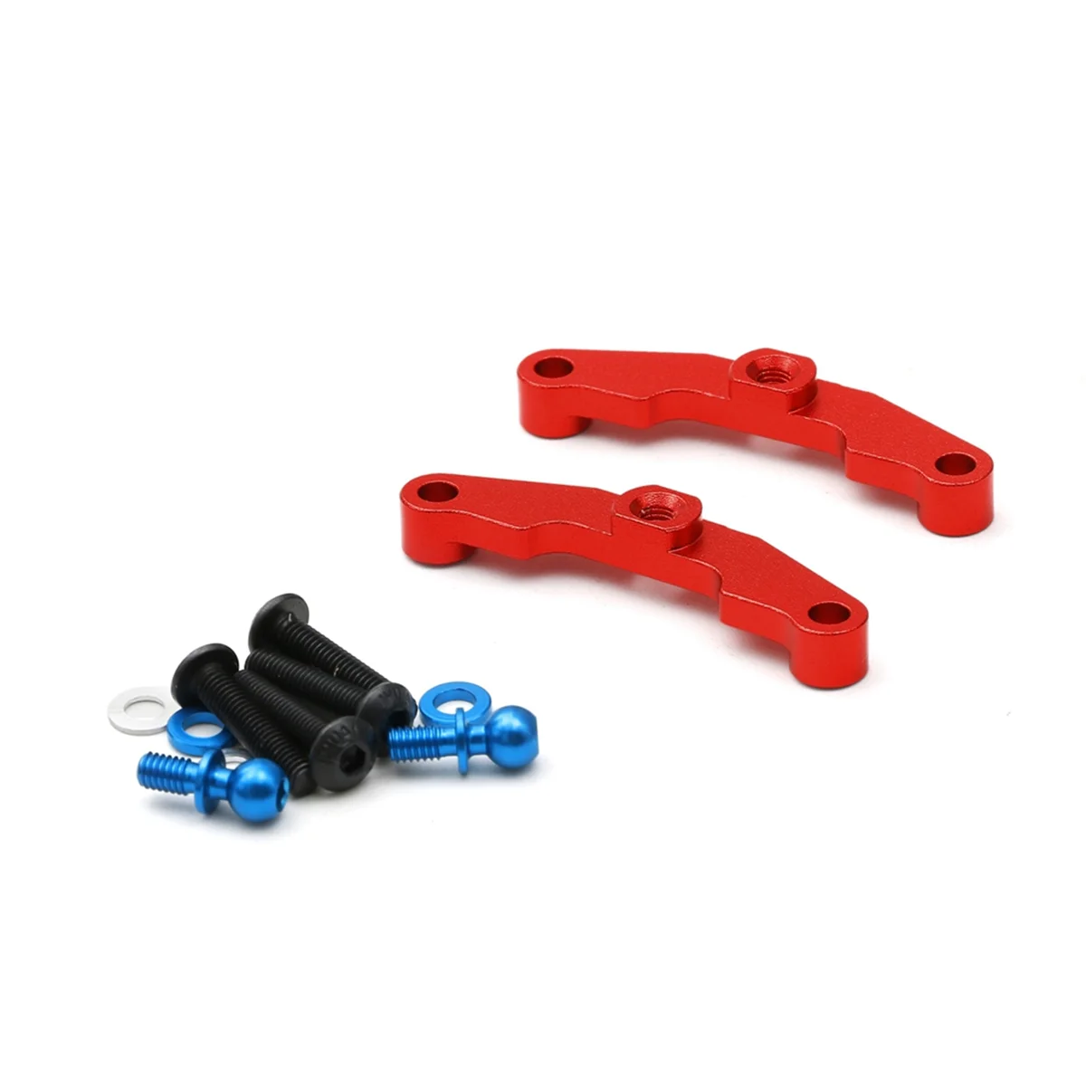 The New RC Car Upgrade Wave Box Push Rod Bracket Kit 54651 for TT02 TYPE-S RC Car Upgrade Accessories Red