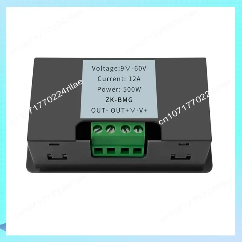 A17Z PWM DC Motor Speed Controller DC Motor Speed Controller With Display Motor Controller 9-60V/12A /500W