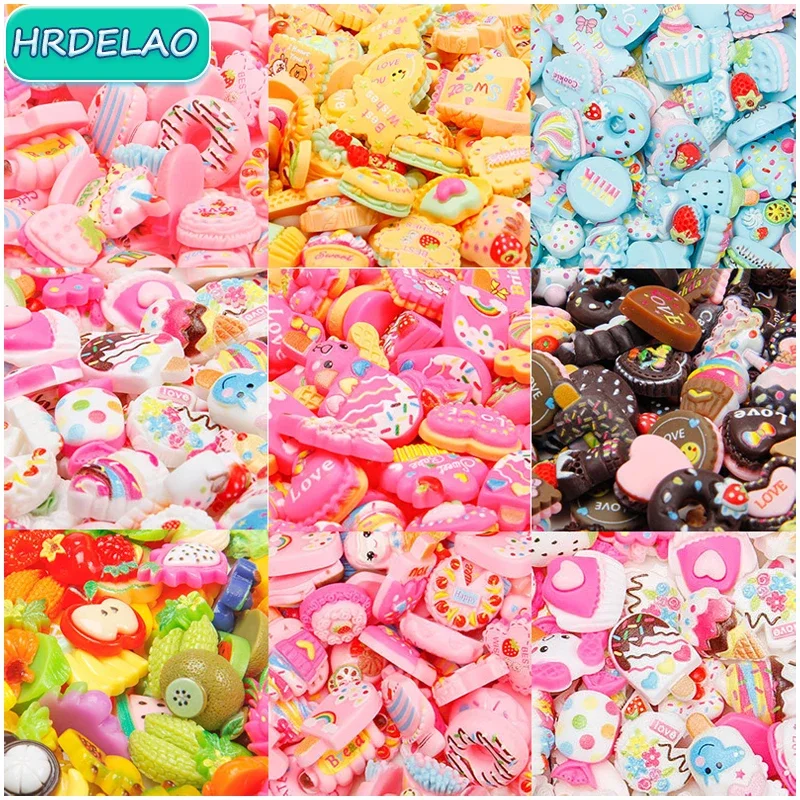 New DIY Slime Cake Accessories Slices Addition For Nail Art Slimes Christmas Lucky bag Charm Filler For  Cream accessories Toy