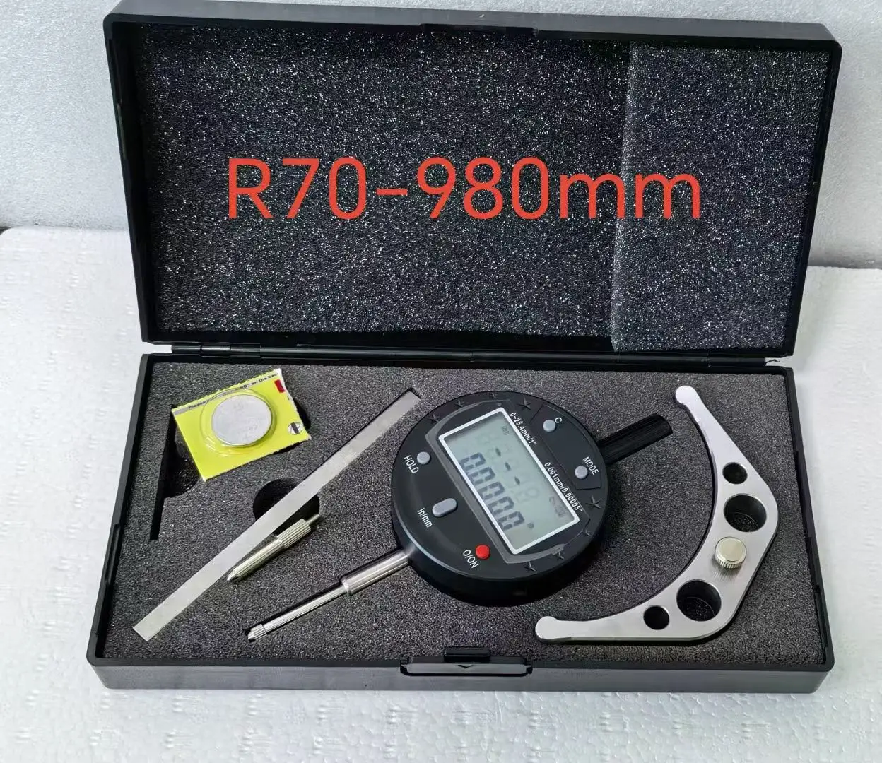Radius measuring instrument large big size 6000mm diameter Internal external ball cylinder three point  300mm base long lengthen