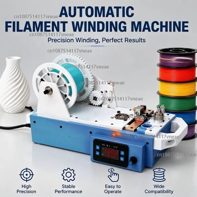 Desktop 3D Printing Extruder PET Filament Maker Micro Plastic SilkMaker PET Bottle Recycling Filament Making Machine