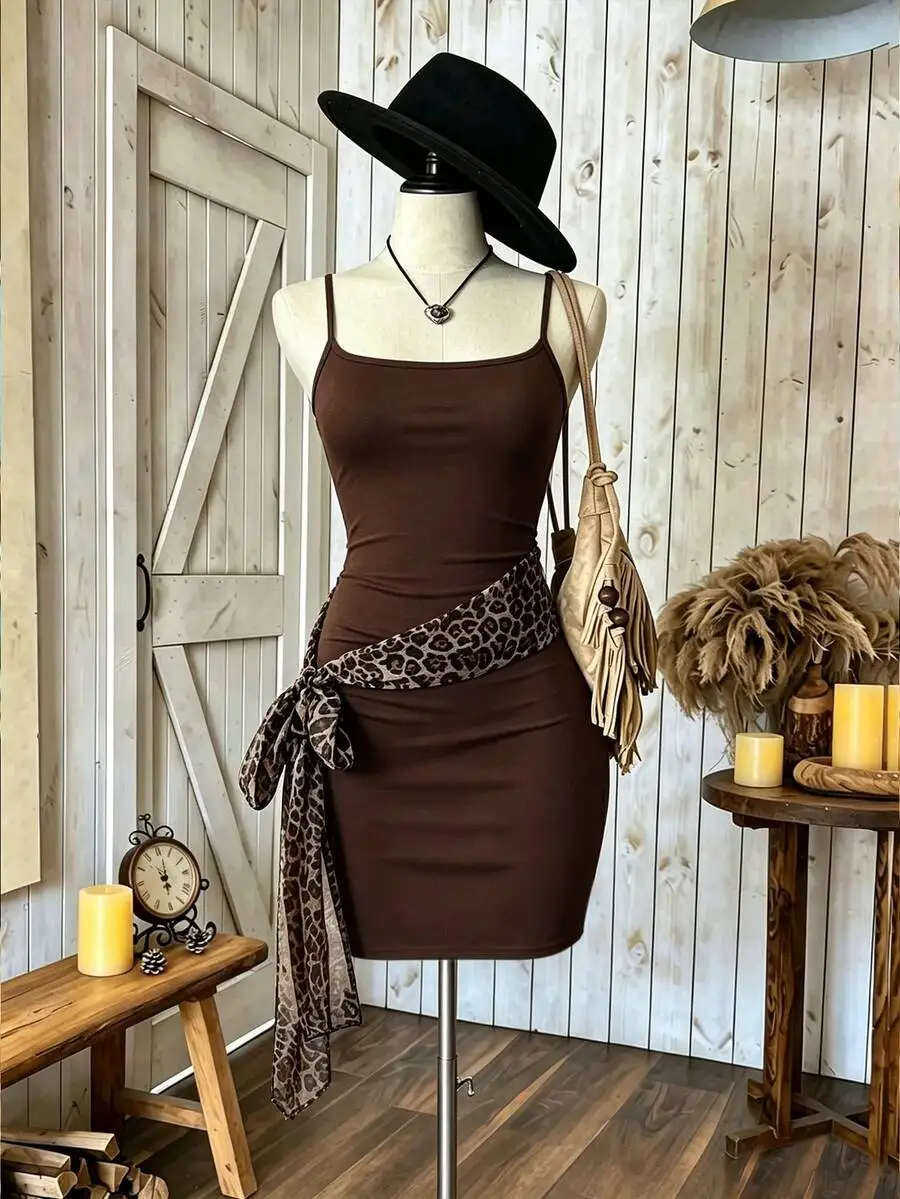 Vintage Elegant Dress, Heavy Patchwork Embroidery Sequin Black Floral, Summer, 70s, Nightclub, Party Fashionable Strap Dress,