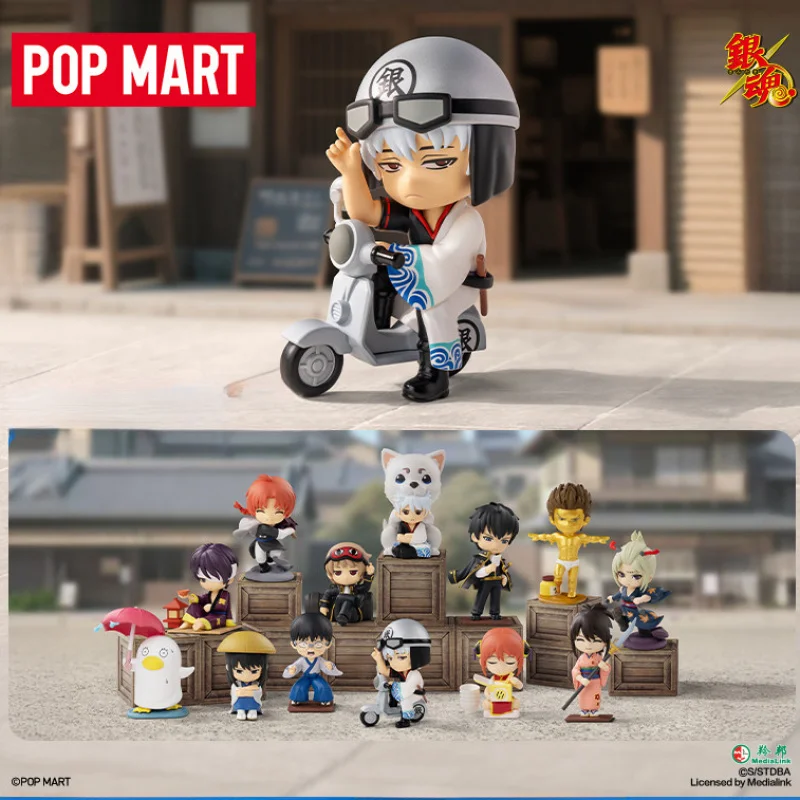 

POP MART Gintama: Серия «ДОБРОПОЛУЧИТЕСЬ В YOROZUYA» — Загадочная коробка-сюрприз (Blind Box) с милыми аниме-фигурками, коллекционная модель, подарок