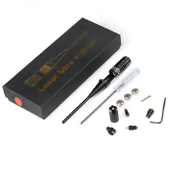 Hot Sale Red Dot Laser Bore Sighter Calibration Laser Scope Kit for 0.17 - 0.78 Caliber Collimator Calibrator with 12 Adapters