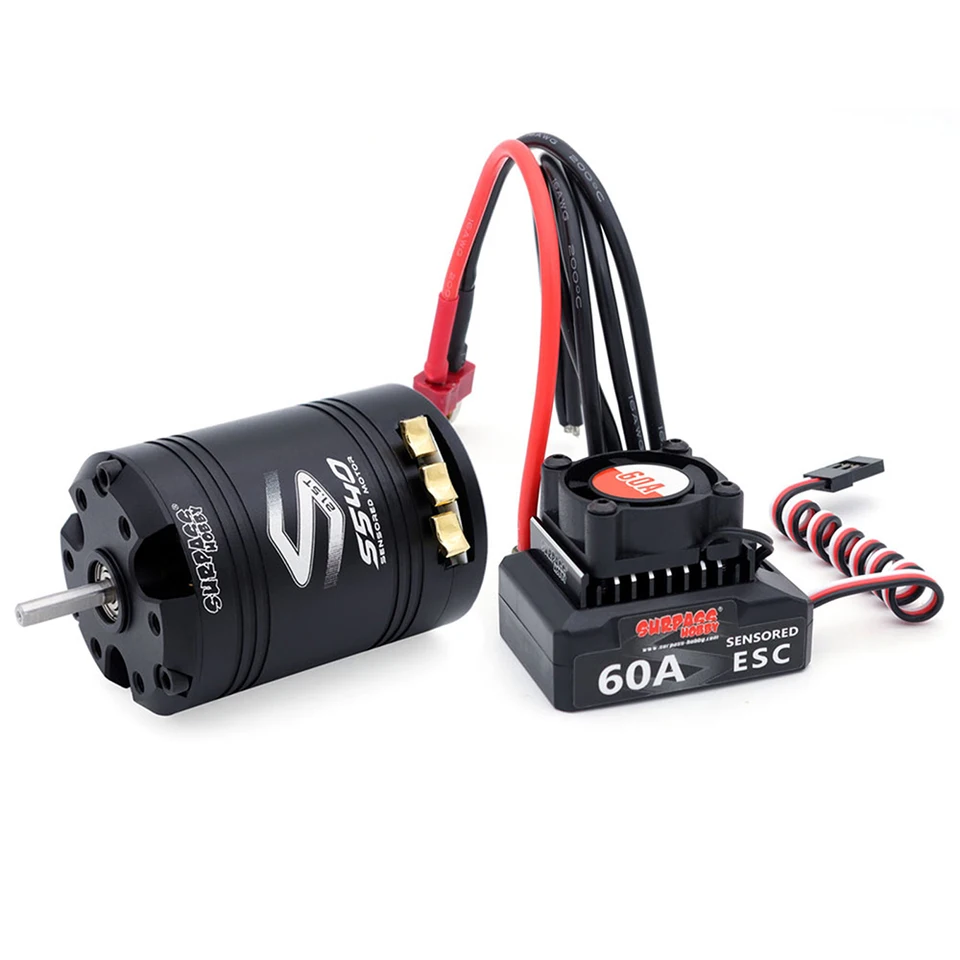 SURPASSHOBBY Brushless Motor ESC Combo Sensored S540 17.5T 21.5T