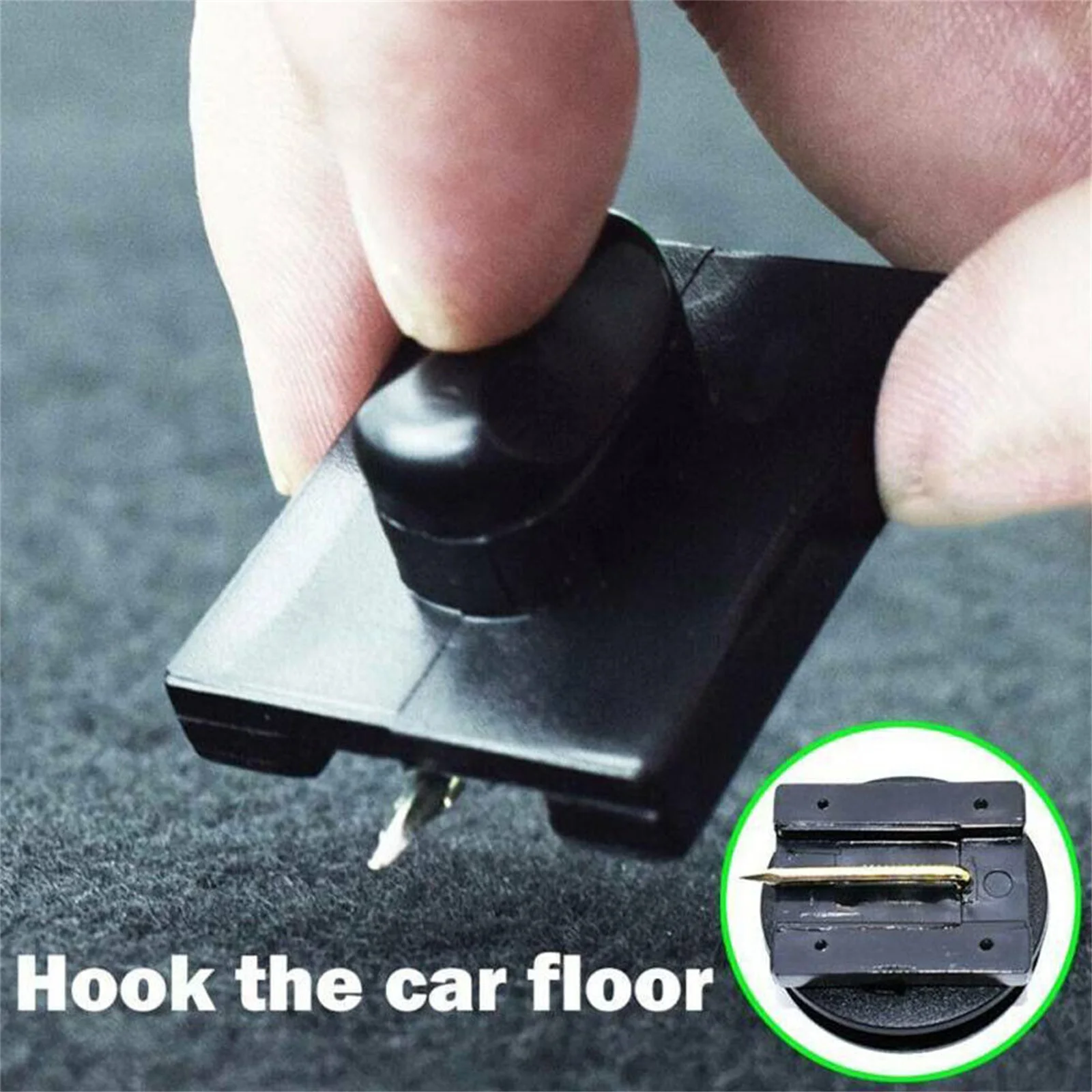 4Pcs Universal Car Floor Mat Fastener Twist Lock Clips Carpet Fixing Clamps Buckles Hooks Floor Holders Sleeves Car Accessories