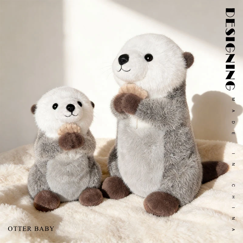 

Мягкая игрушка-лама (белая лисица) 25/32 см, плюшевая, реалистичная, в виде бобра, для детей, милый подарок на день рождения для мальчиков и девочек