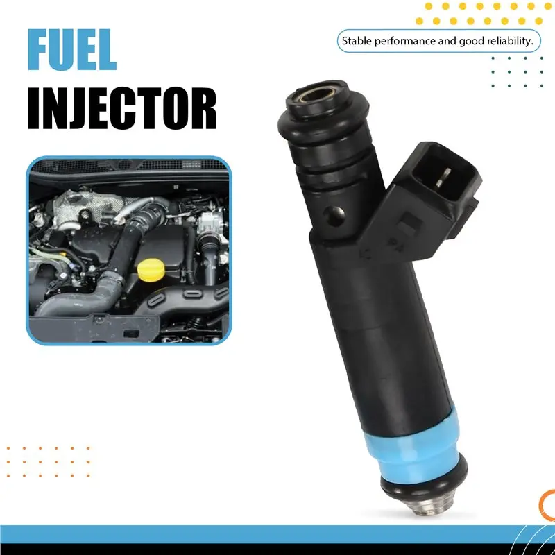 A02Q-Para Renault Clio Twingo Kangoo 1999-2008 1.0L 8V Modelo Compatible 4 Inyectores de Combustible H112615 Pieza de Repuesto Automotriz