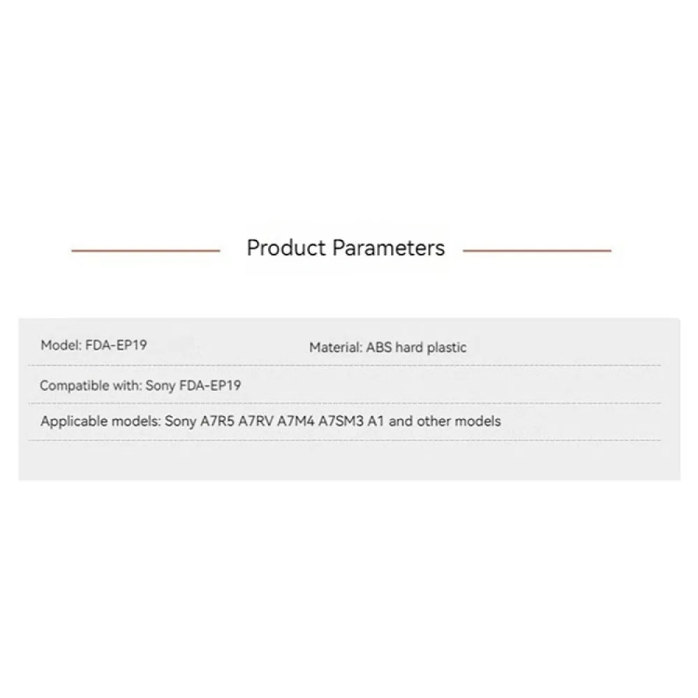 Наглазник видоискателя для Sony FDA-EP19/ A7R5/ A7RV/ A7M4 /A7SM3/ A1 и других моделей запасных аксессуаров для камеры