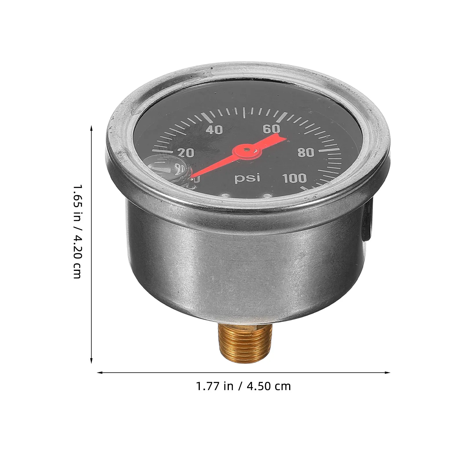 Cars Automotive Pressure Gauge Tester Automobile Oil Black Fluid Meter view 3
