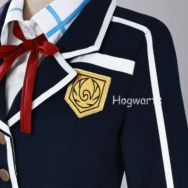 Yuuki Asuna Cosplay Kostuum Anime SAO Schooluniform Pruik voor Vrouwen Meisjes
