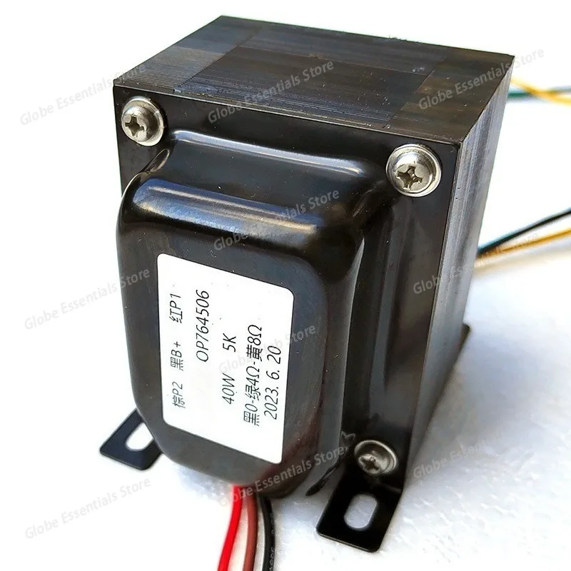 

40W Push-pull Output N 5K:0-4-8 Ohms 6P3P/6L6/EL34 Audio Transformer OP764506