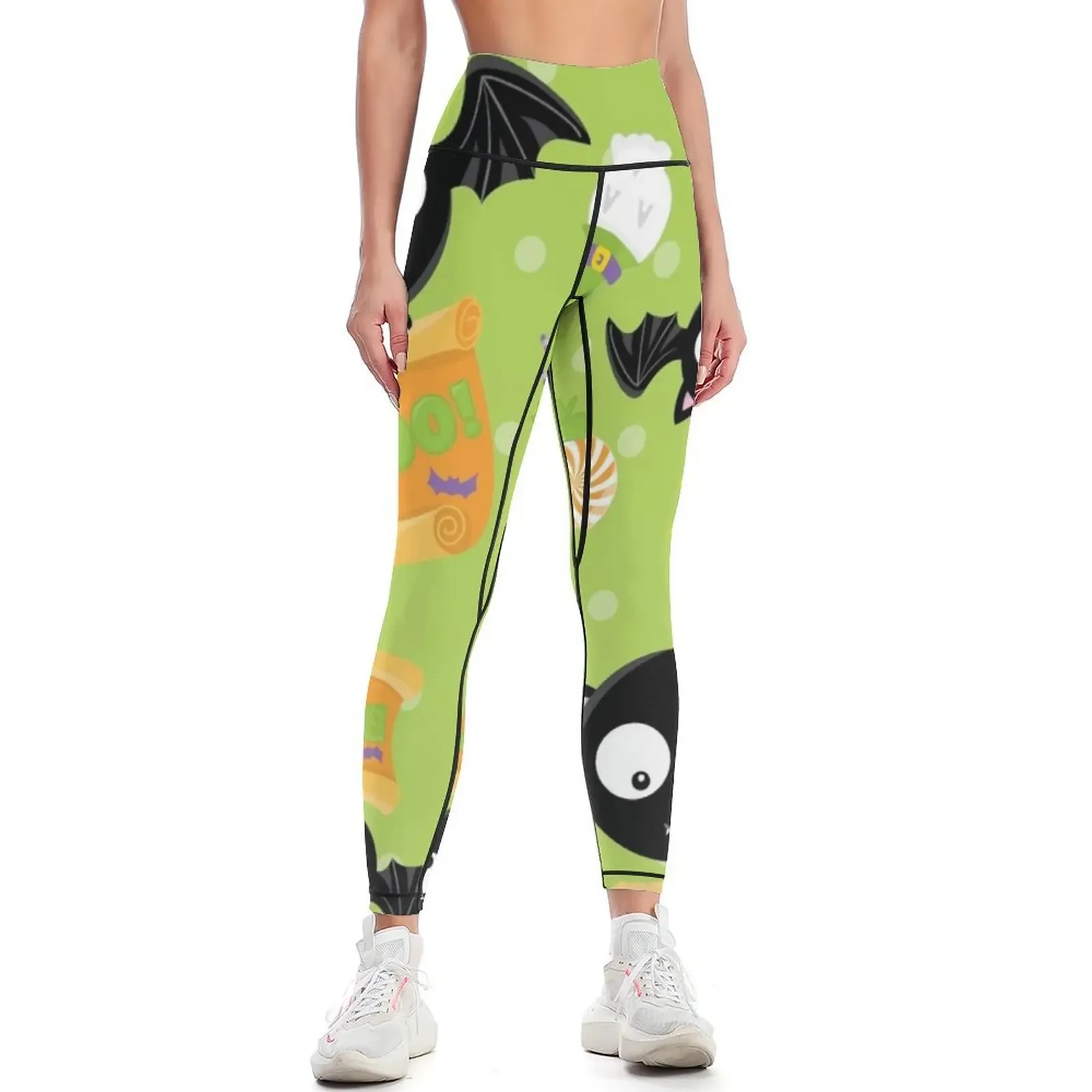 

Bats and Candy Leggings gym's clothing workout clothes for high waist Women sportwear Womens Leggings