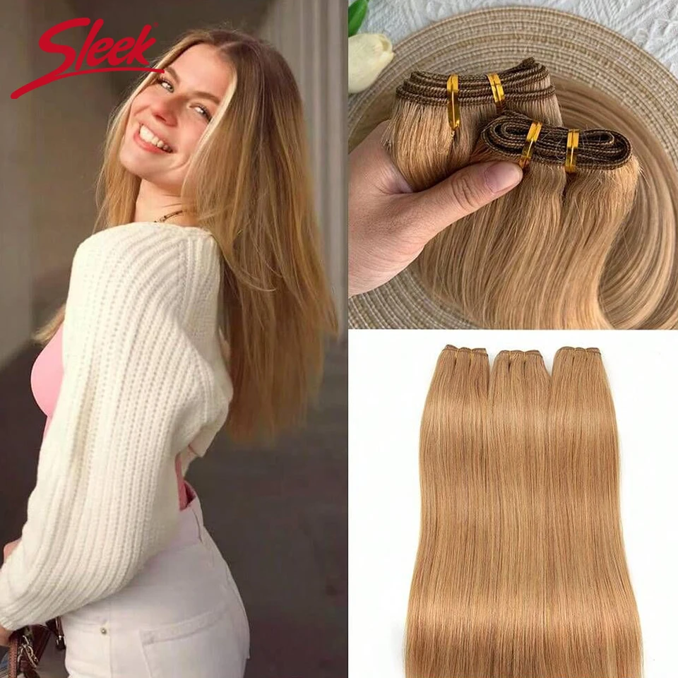 

Изящный бразильский медово-русый оттенок # Натуральные прямые волосы Remy Double Drawn, 27 дюймов, 6 пучков для наращивания # 8 # Набор натуральных человеческих волос