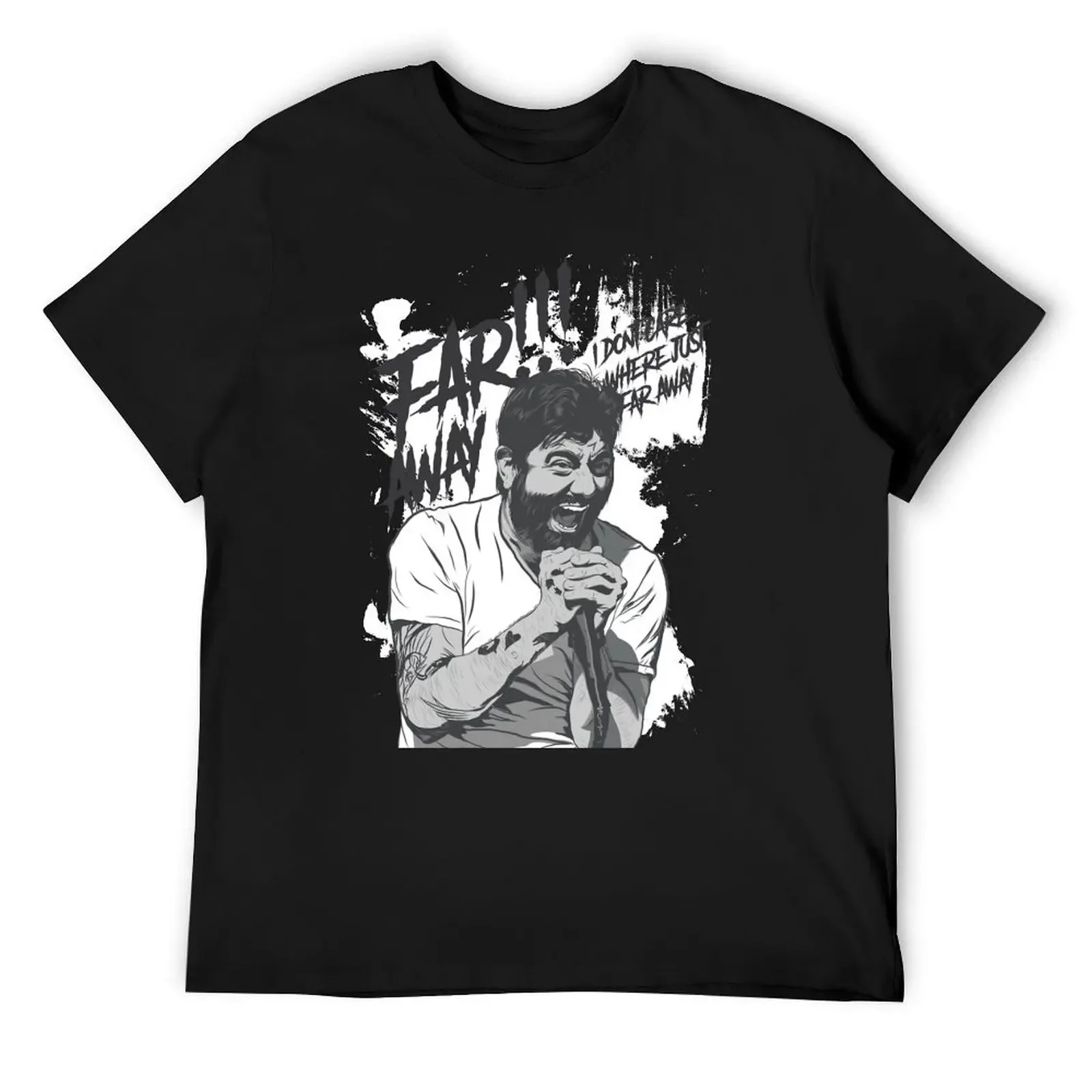 

Chino Moreno Be Quiet T-Shirt Aesthetic clothing blanks man clothes t shirts men