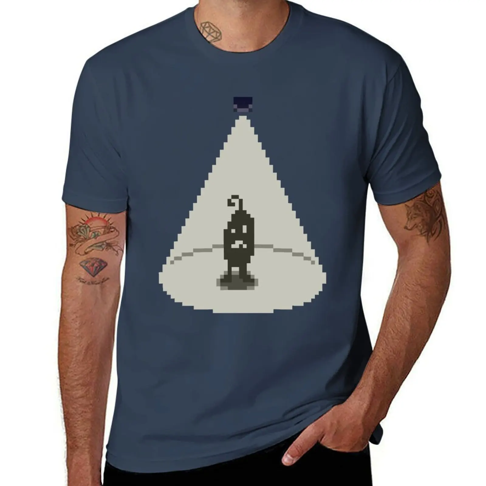 

Stardew Valley Mysterium Krobus T-Shirt Work Outdoor Short Sleeve Tee