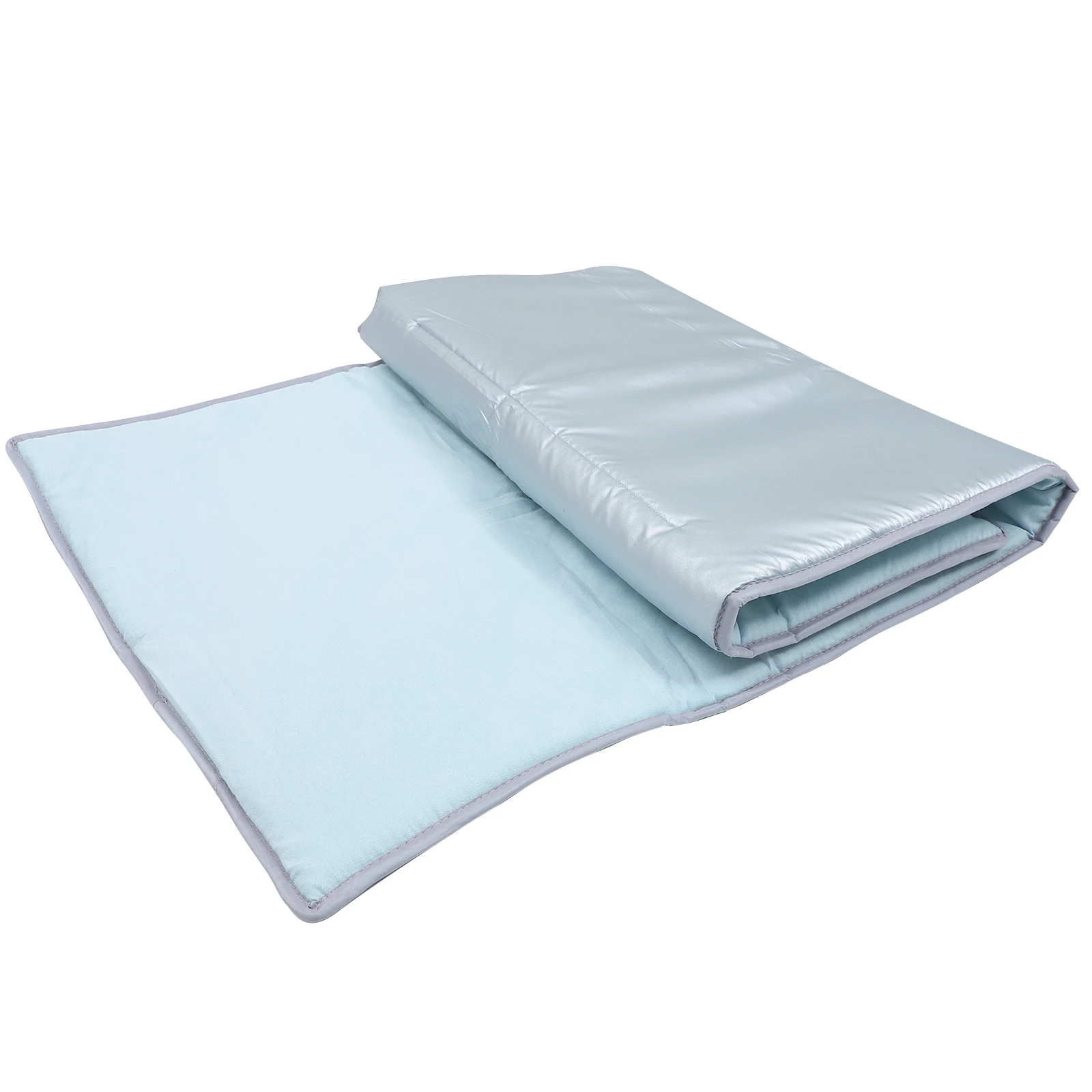 

Foldable Kids Nap Mat Blue Toddler Sleeping Pad Preschool Daycare Kindergarten Travel Waterproof Portable Rest Mats