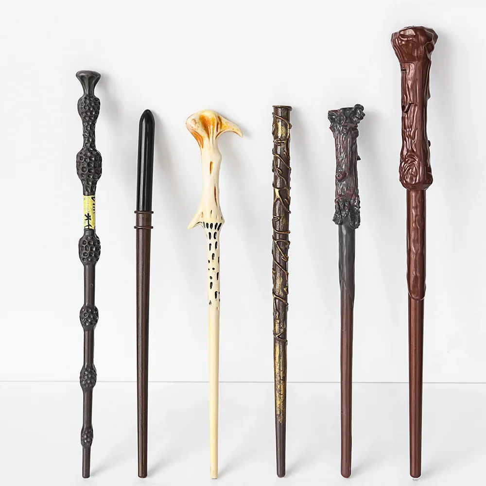 5 Styles Harries Potters Magic Wand Cosplay Halloween Partys Performance Props Hermione Malfoy Anime Figure Toys Weapons Gifts