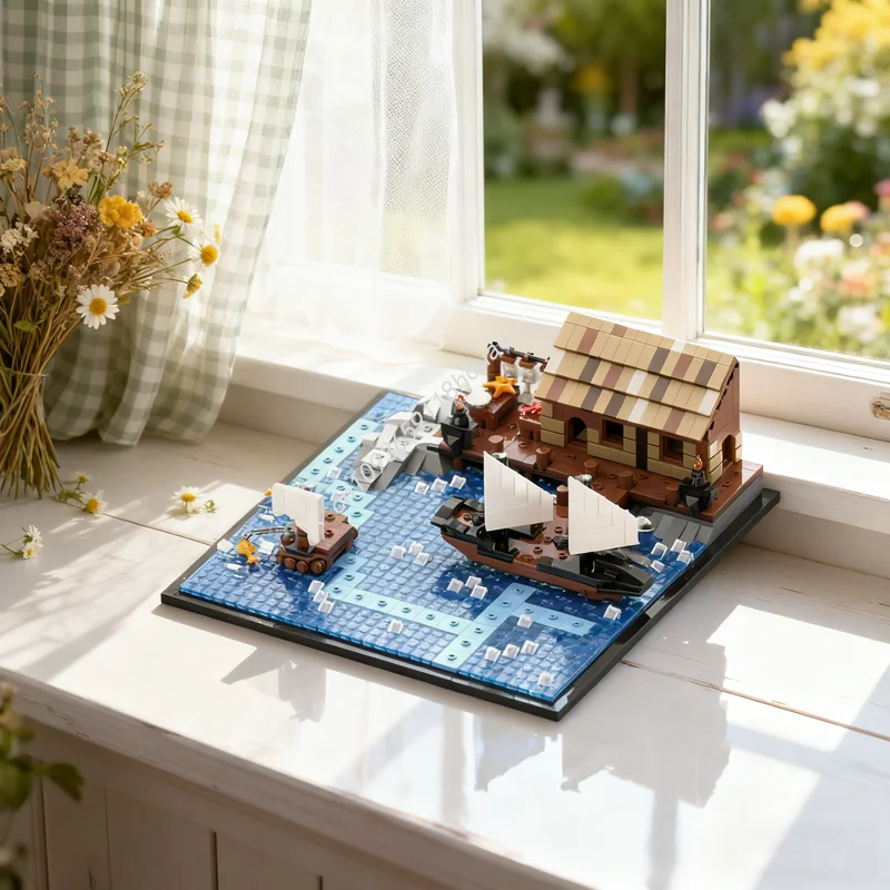 1245 قطعة MOC الأسطوري هيروكا دراندورا ميناء نموذج اللبنات العمارة الإبداعية هدايا عيد الميلاد فكرة اللعب التعليم الاطفال #1