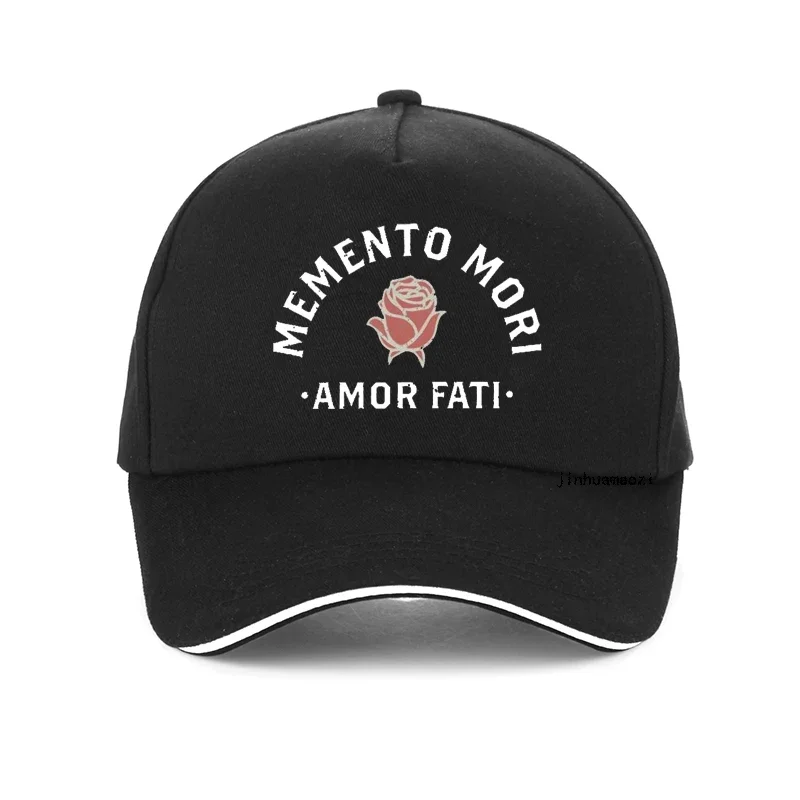 Steampunk Skull Men hat Memento Mori Philosophy Stoic Amor Fati Baseball cap Unisex Adjustable Snapback caps Garros